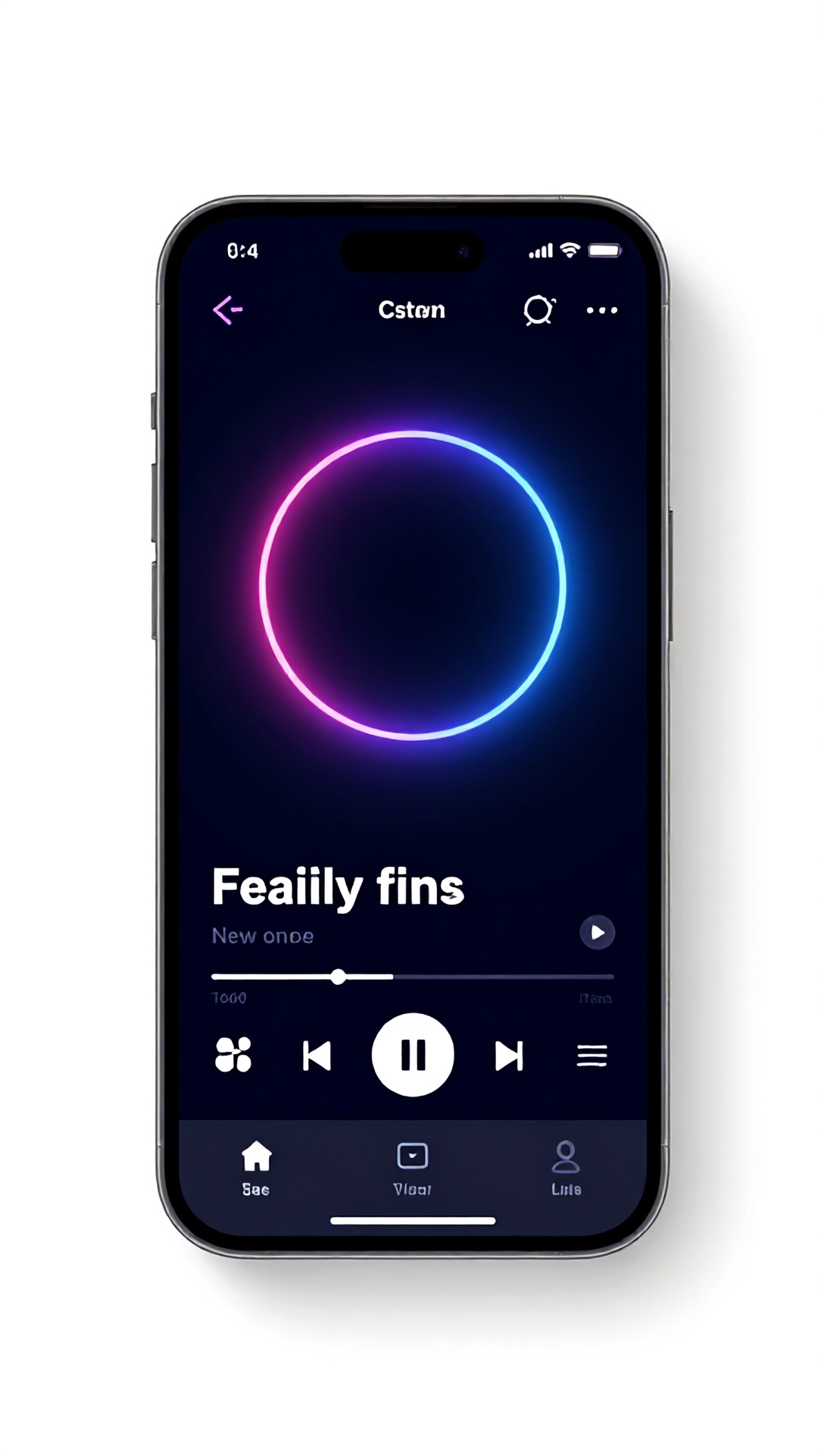 Creator UNVEO în lumină neon